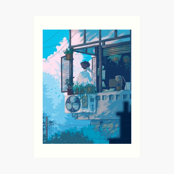 of summers and coffees Art Print