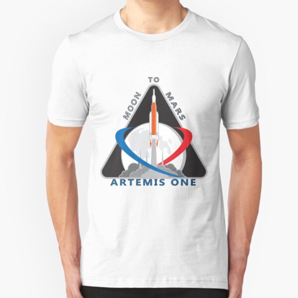 Artemis Mission One Logo Slim Fit T-Shirt