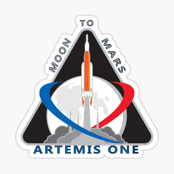 Artemis Mission One Logo Sticker