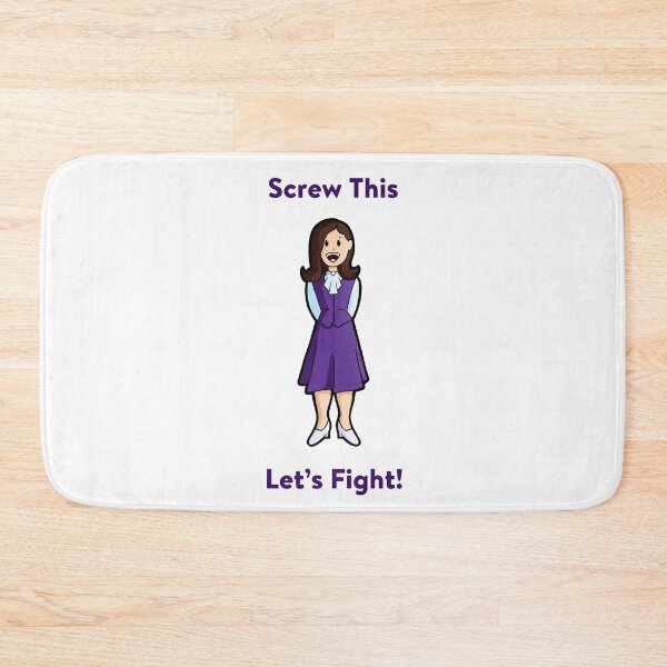 Item preview, Screw This Let's Fight (Janet - The Good Place) designed and sold by GoldenArchelon.