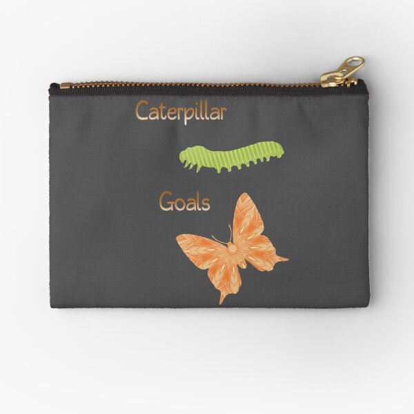Caterpillar Goals Zipper Pouch