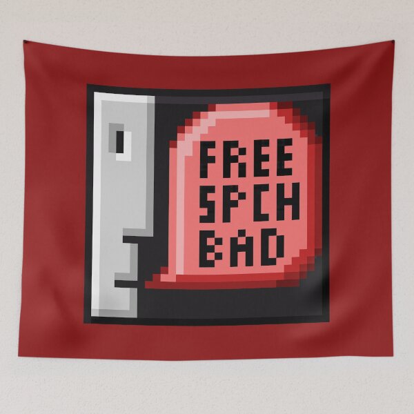 Item preview, Free Speech Bad designed and sold by joshcartoonguy.