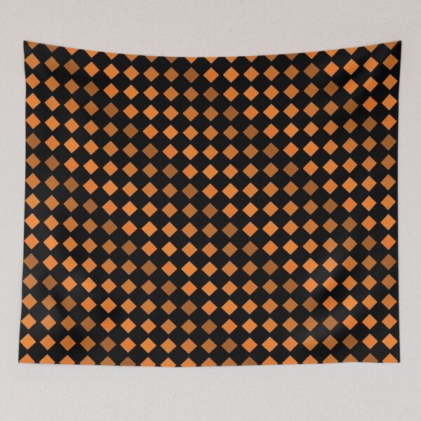 Item preview, Diamonds Orange fade on Black designed and sold by mikor.