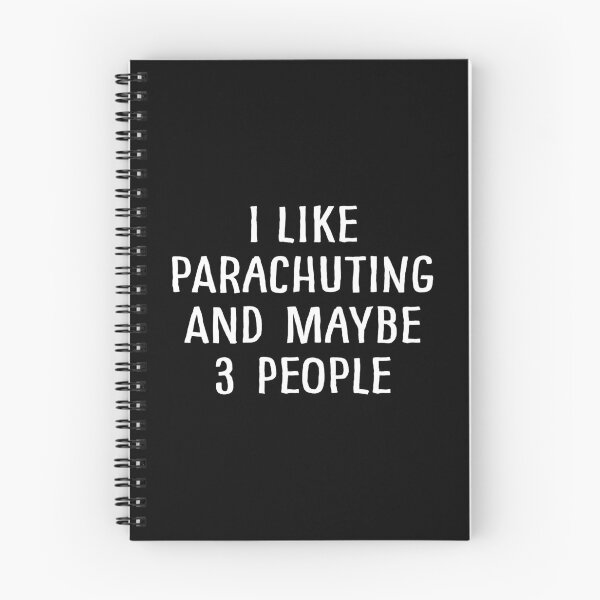 Item preview, I Like Parachuting and Maybe 3 People designed and sold by teesaurus.