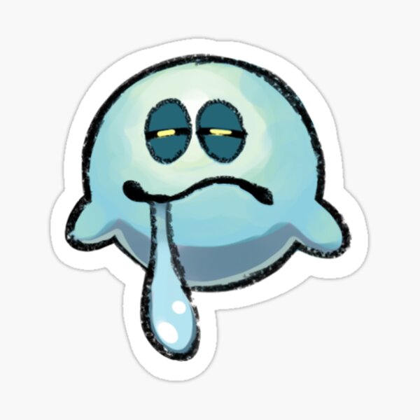 blue boo Sticker