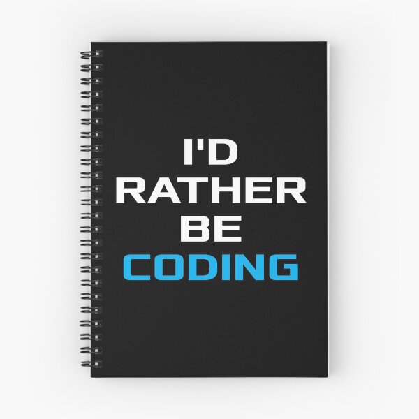 Item preview, I'd Rather Be Coding designed and sold by teesaurus.