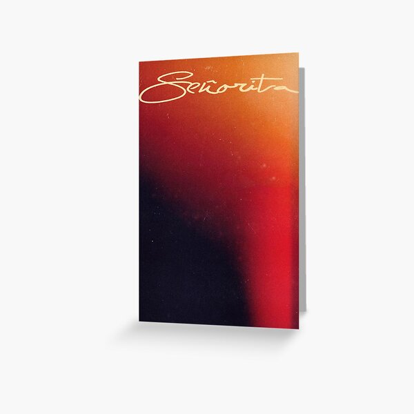 Senorita Shawn Mendes Camila Cabello Greeting Card By Srturk Redbubble