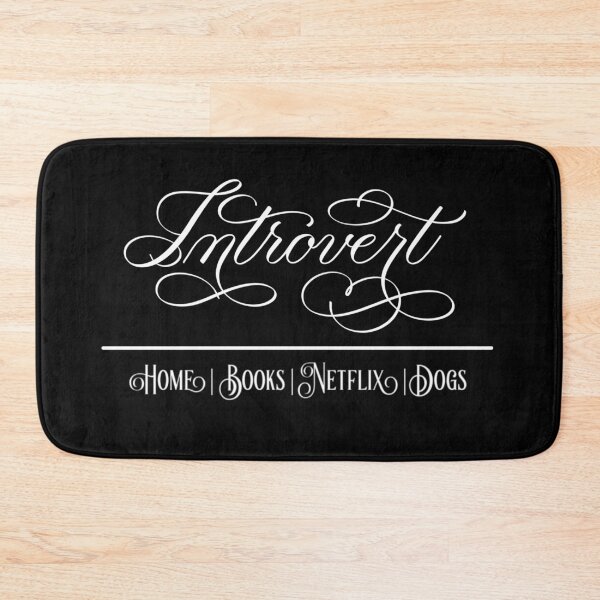 Item preview, Introvert-Home, Books, Netflix, Dogs 1 for Dark Background designed and sold by Gsallicat.