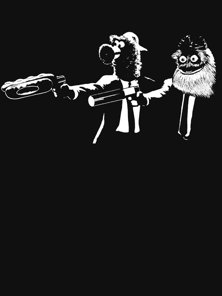 Phan Fiction Gritty Phillie Phanatic Pulp Fiction t shirt Lightweight Hoodie