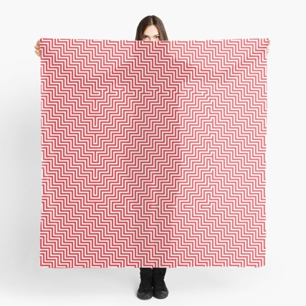 #Op #art - art movement, short for optical art, is a style of visual art that uses optical illusions #OpArt #OpticalArt Scarf