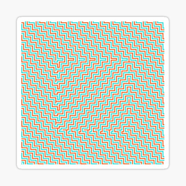 #Op #art - art movement, short for optical art, is a style of visual art that uses optical illusions #OpArt #OpticalArt Sticker