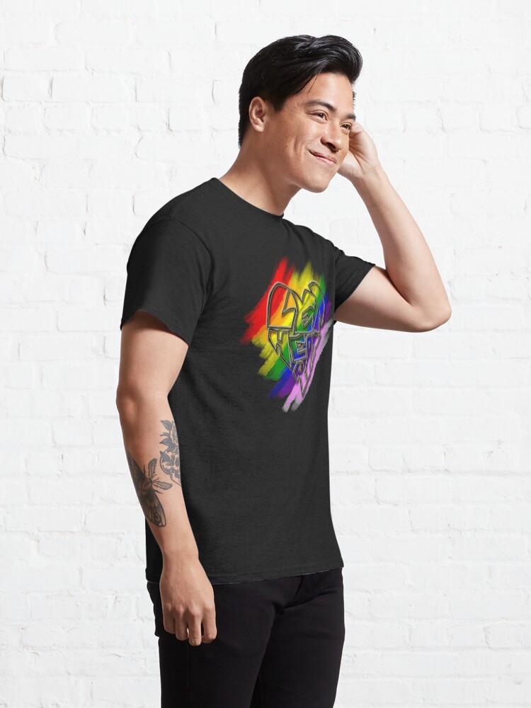 Alternate view of Let Heart - Pride Classic T-Shirt