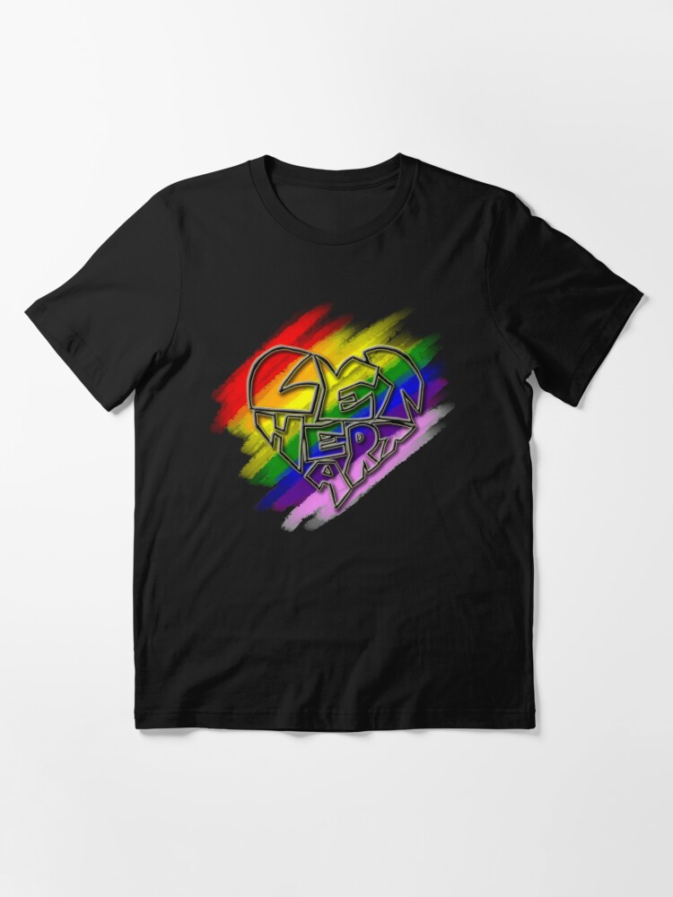 Alternate view of Let Heart - Pride Essential T-Shirt