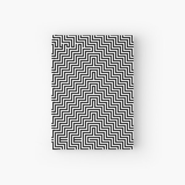 #Op #art - art movement, short for optical art, is a style of visual art that uses optical illusions #OpArt #OpticalArt Hardcover Journal