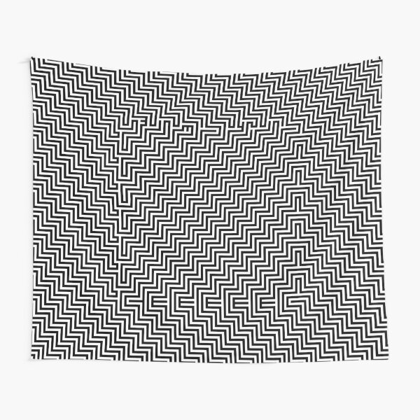 #Op #art - art movement, short for optical art, is a style of visual art that uses optical illusions #OpArt #OpticalArt Tapestry