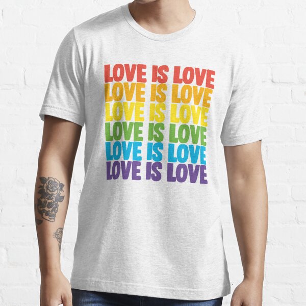 Love Is Love Pride Month Rainbow Watercolor LGBT Hawaiian Shirt
