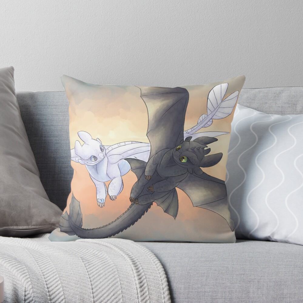 toothless body pillow