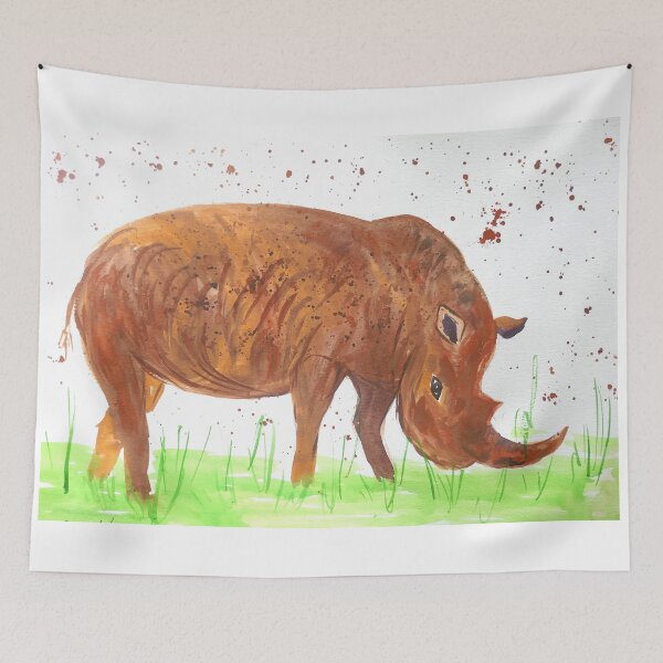 Item preview, Happy Rhinoceros  designed and sold by Casimirasart.