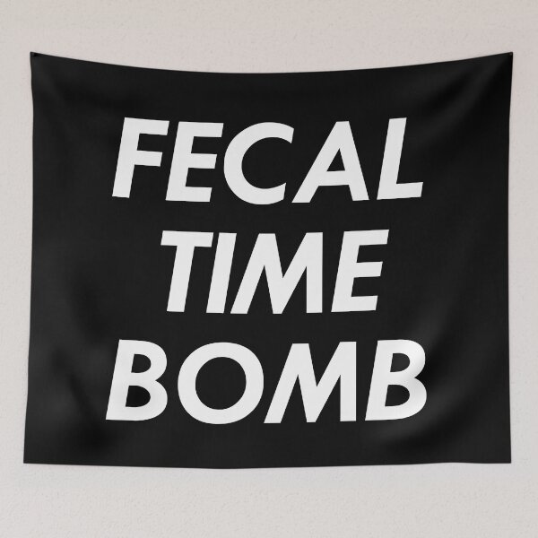 Item preview, Fecal Time Bomb, White designed and sold by Math Merch Design.