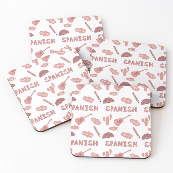Item preview, Peach Spanish Language School Subject Sticker Pack designed and sold by The-Goods.