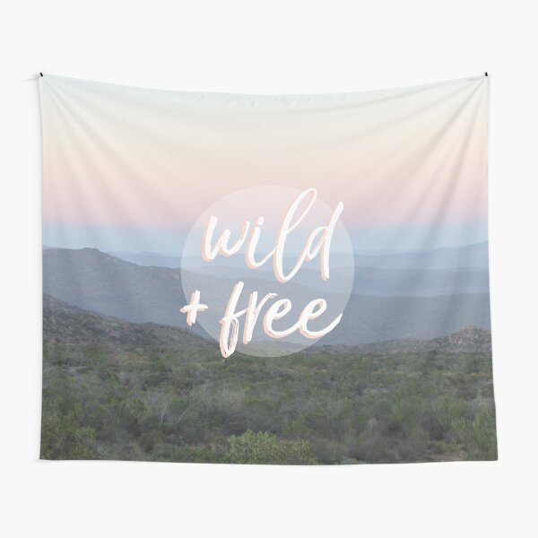 Wild and free serene landscape Tapestry