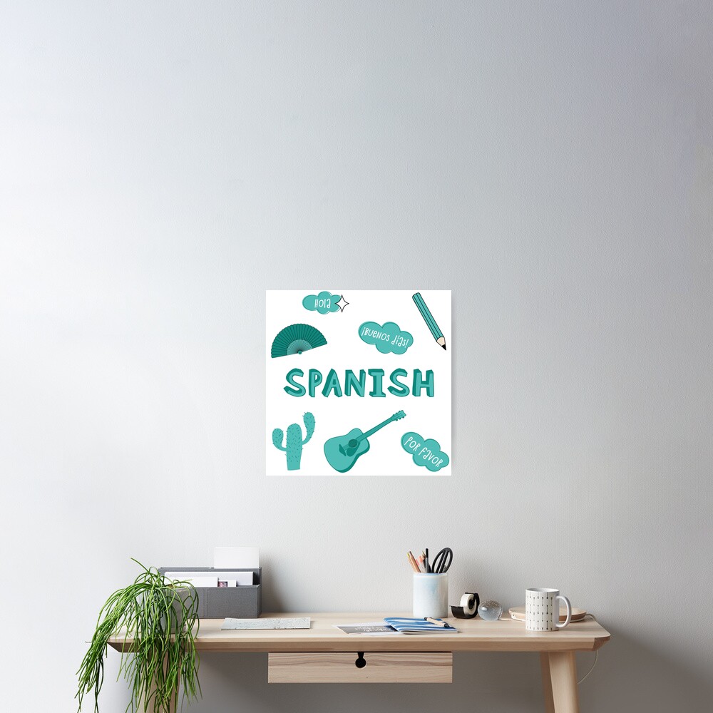 teal-spanish-language-school-subject-sticker-pack-sticker-by-the