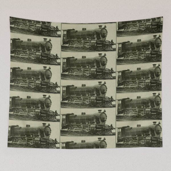 Item preview, Vintage photo of a steam engine  designed and sold by Vintage Designs +.