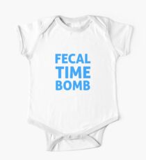 Fäkale Zeitbombe Baby Body Kurzarm