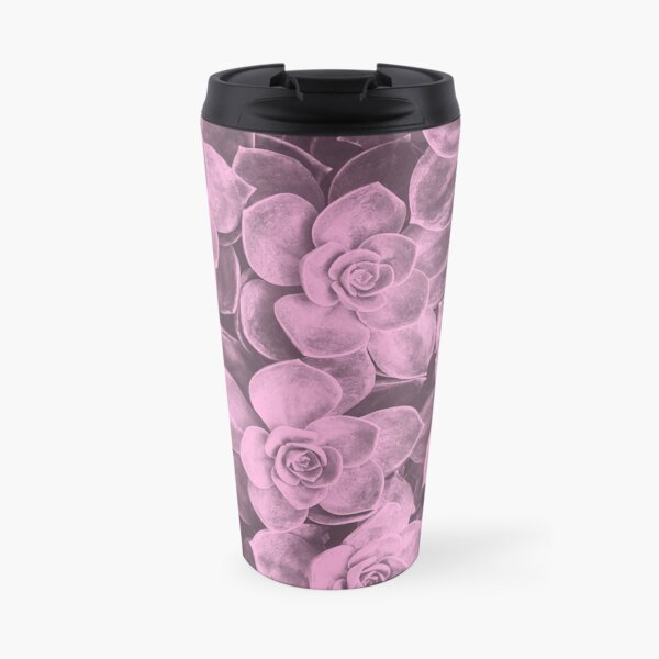 Pastel pink aloes Travel Mug