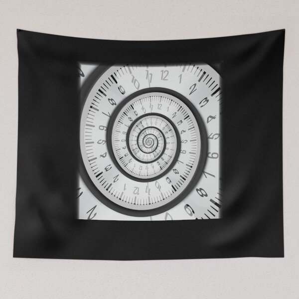 Item preview, Trippy Clock Psychedelic Art Design designed and sold by Kiwi-Tienda2017.