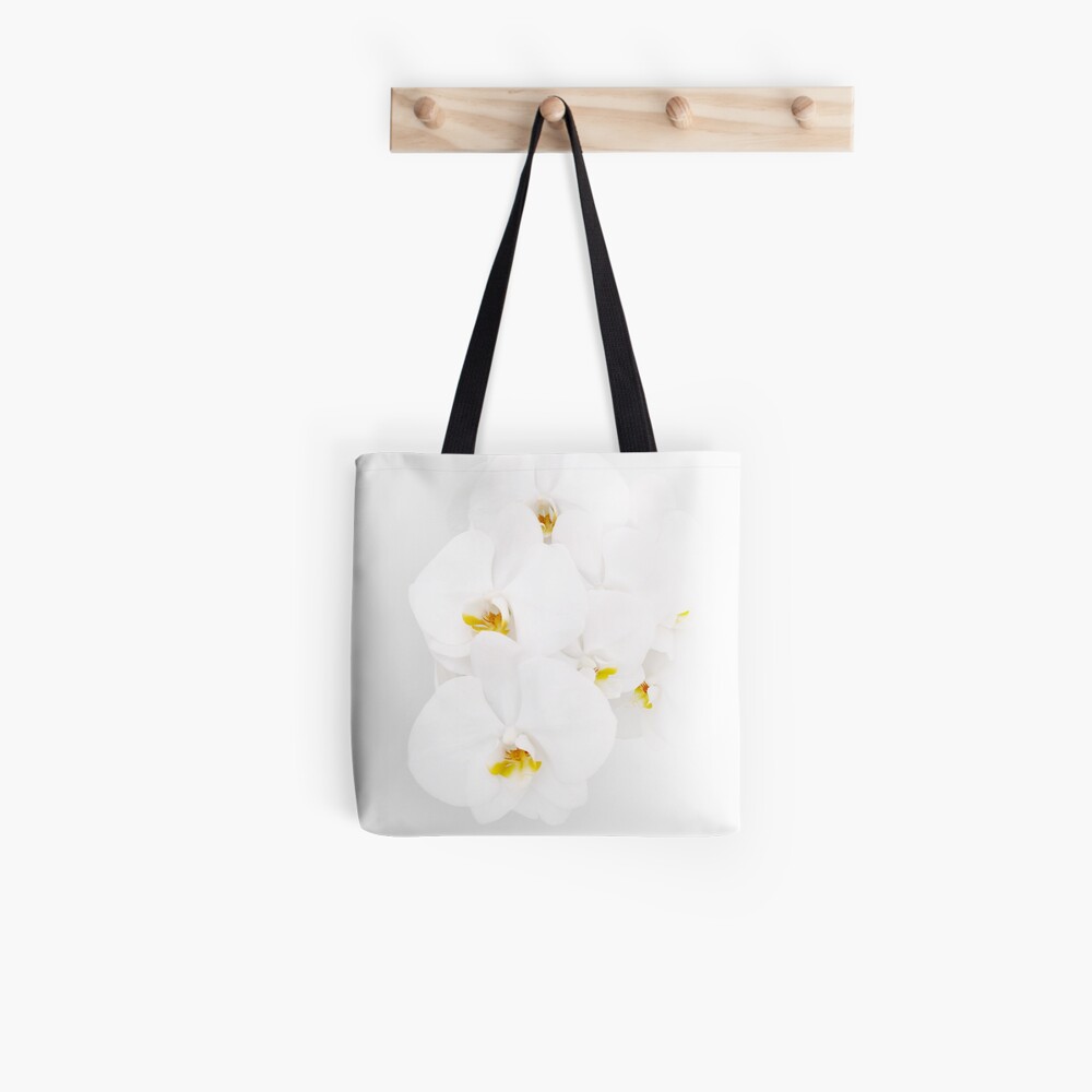 White orchids Tote Bag