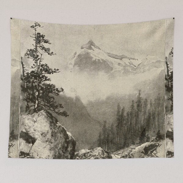 Item preview, Drawing of a Mountain pass designed and sold by Vintage Designs +.
