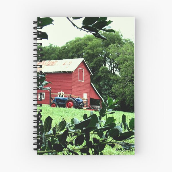 Item preview, "Red Barn Through The Green Foliage," Photo, for prints and products designed and sold by Bob Hall©.