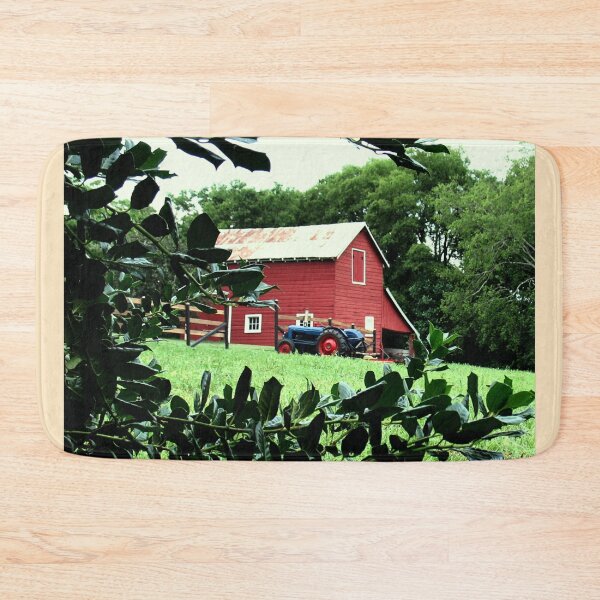 Item preview, "Red Barn Through The Green Foliage," Photo, for prints and products designed and sold by Bob Hall©.