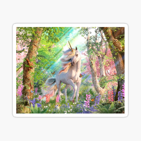 Item preview, Unicorn Enchanted Forest designed and sold by DavidPenfound.