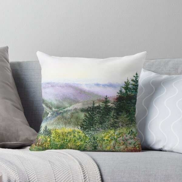 Item preview, Landscape With Mountains Redwood And Creek designed and sold by Irina Sztukowski.