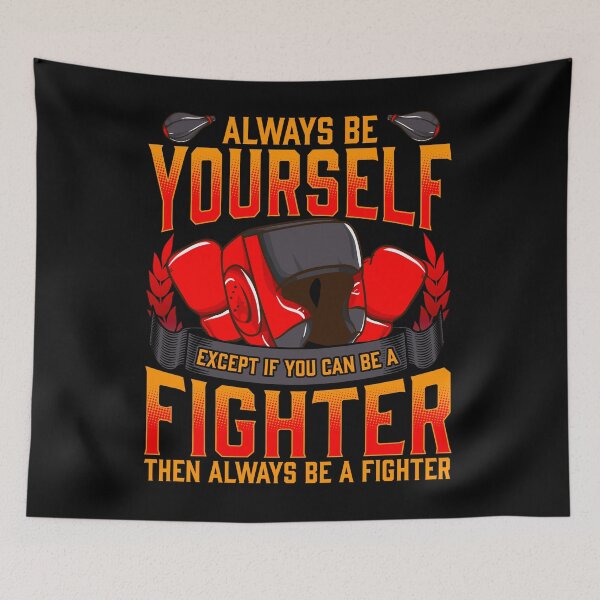 Item preview, Funny Fighter Martial Arts Combat Kick Box Fan designed and sold by UniQueensShop.
