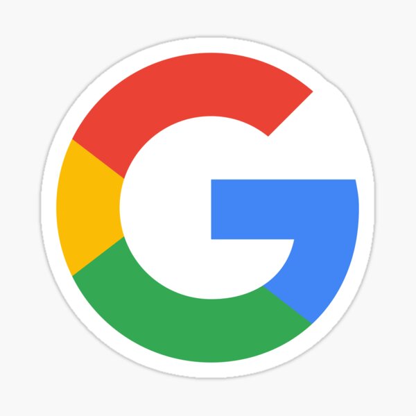Psychologisch Onschuld multifunctioneel Google G" Sticker by wearz | Redbubble