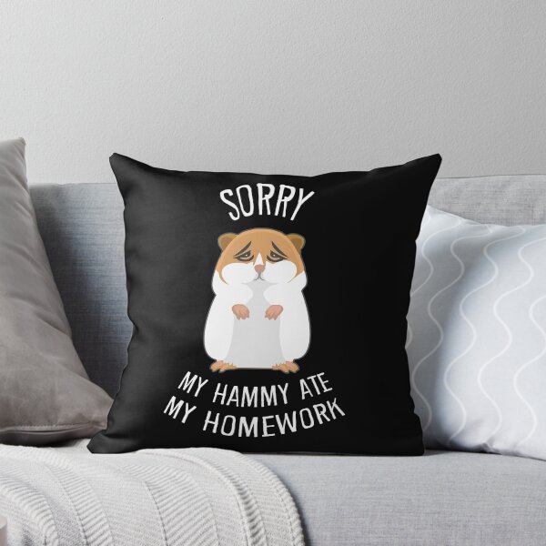 Item preview, Sorry My Hammy Ate My Homework Funny Guilty Hamster School Homework Task Funny Kids Student Gift  designed and sold by alenaz.