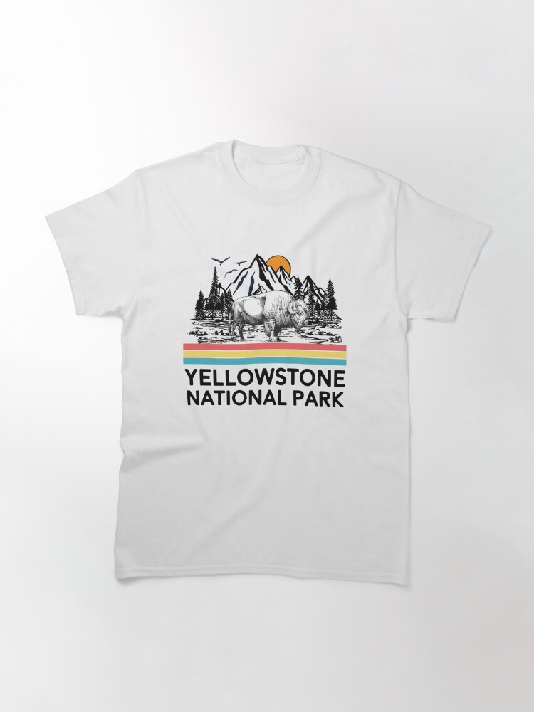 Discover Vintage Parc National de Yellowstone T-Shirt
