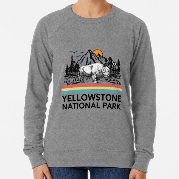 Hiking Camping Adventure Outdoor Ranch Apparel USA Parks Lover Gift Yellowstone National Park National Park US Vintage Retro T-Shirt