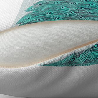 Alternate view of A very, very peacock Floor Pillow