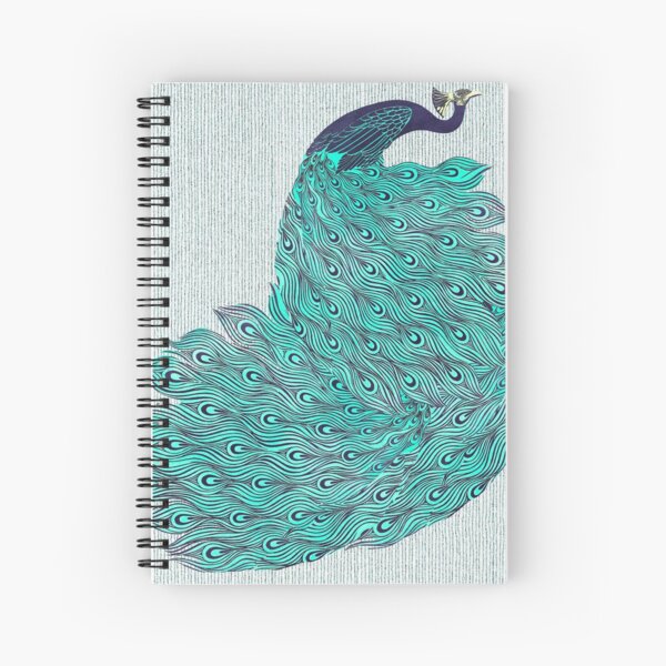 A very, very peacock Spiral Notebook