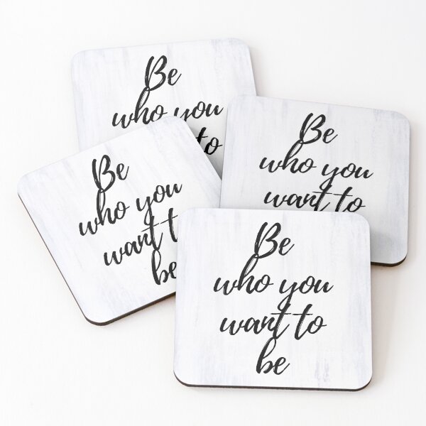 Item preview, Be Who You Want To Be (Inspirational Mantra Quote About Life) designed and sold by SassyClassyMe.