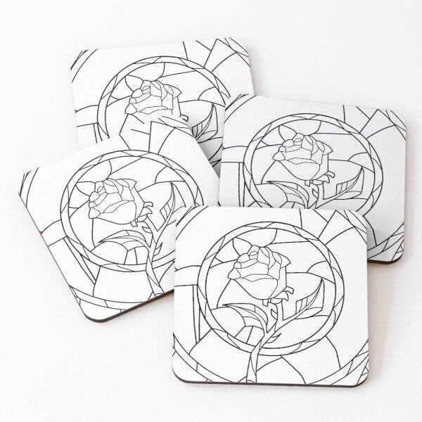 Item preview, Stained Glass Rose White designed and sold by rapplatt.