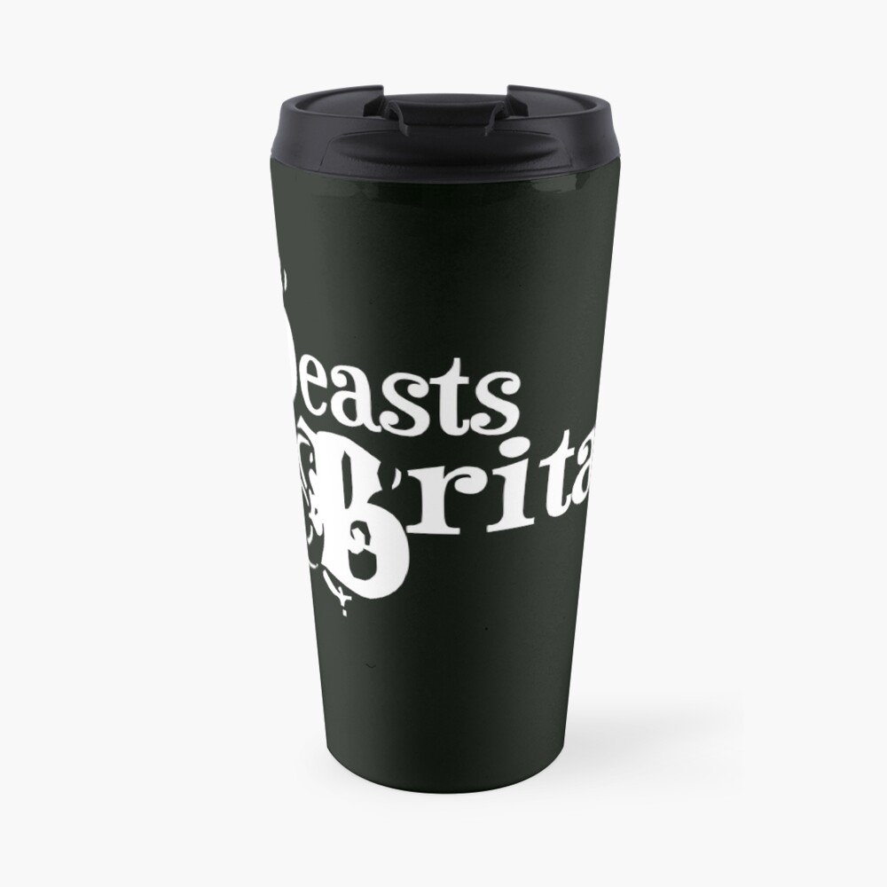 Beasts of Britain - Logo White Travel Mug