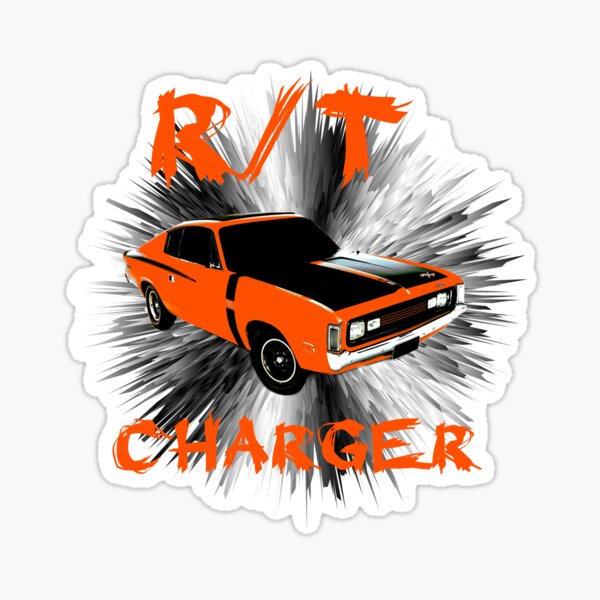 30x40cm Charger Chrysler 69 Valiant Regal Rustic Tin Sign or Decal 