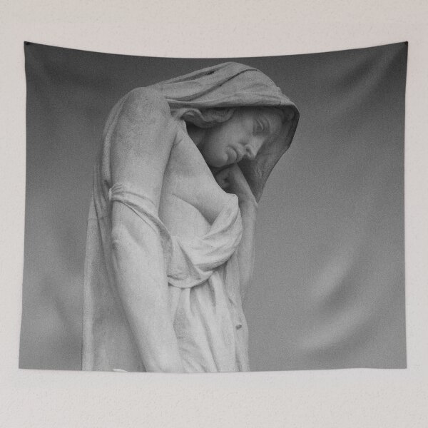 Item preview, Statue in the mist designed and sold by Dave Hare Photography.