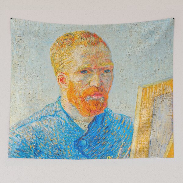 Item preview, Self-Portrait as a Painter by Vincent van Gogh (Digitally Enhanced)  designed and sold by Mr. Gattax.