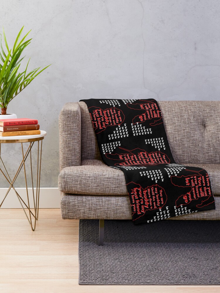 Buddy S Song Lyrics Chucky Throw Blanket By Diversionsgifts
